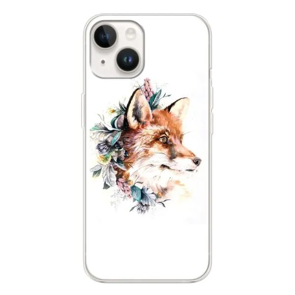Чехол с принтом «Лисичка в цветочках» для TECNO Spark Go 1 Чехол с принтом «Лисичка в цветочках» для TECNO Spark Go 1