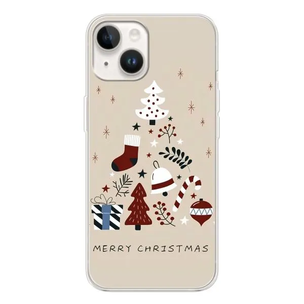 Чехол с принтом «Merry Christmas» для TECNO Spark Go 1 Чехол с принтом «Merry Christmas» для TECNO Spark Go 1