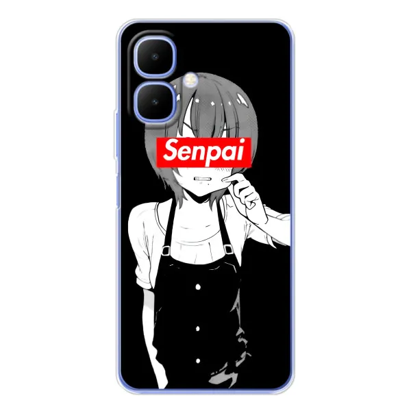 Чехол с принтом «Senpai» для TECNO Spark Go 2 Чехол с принтом «Senpai» для TECNO Spark Go 2