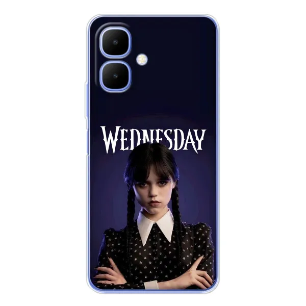 Чехол с принтом «Wednesday» для TECNO Spark Go 2