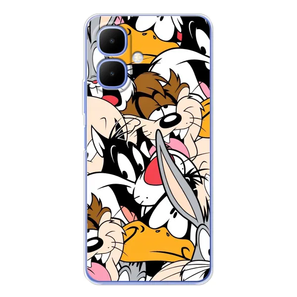 Чехол с принтом «Looney Tunes» для TECNO Spark Go 2 Чехол с принтом «Looney Tunes» для TECNO Spark Go 2