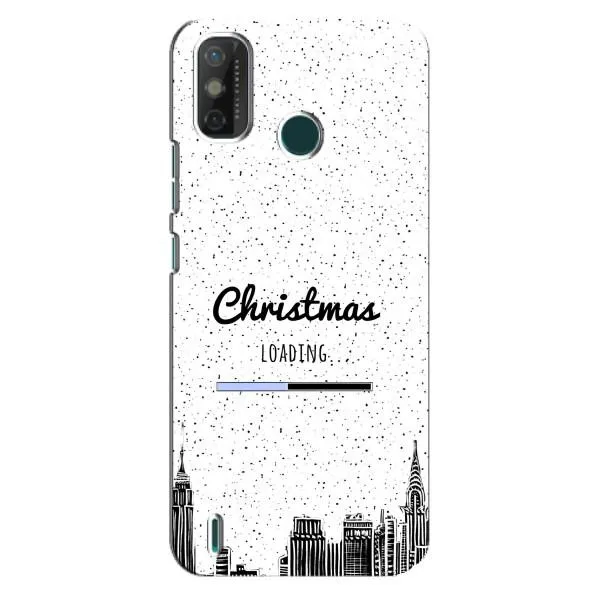 Чехол с принтом «Рождество загружается» для TECNO Spark GO (2020)