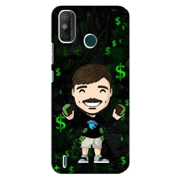 Чехол с принтом «Блогер Beast» для TECNO Spark GO (2021)