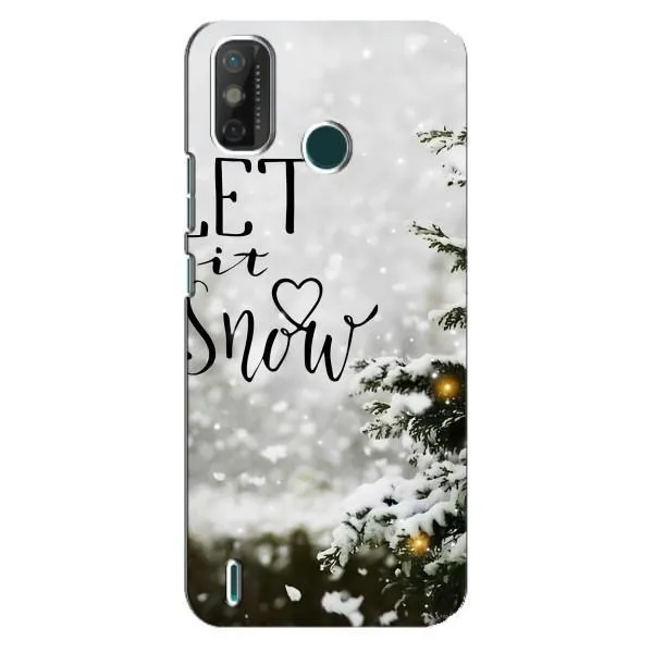 Чехол с принтом «Let it snow» для TECNO Spark GO (2021) Чехол с принтом «Let it snow» для TECNO Spark GO (2021)