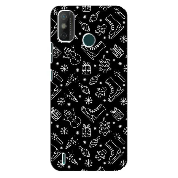 Чехол с принтом «Новогодний фон» для TECNO Spark GO (2021) Чехол с принтом «Новогодний фон» для TECNO Spark GO (2021)