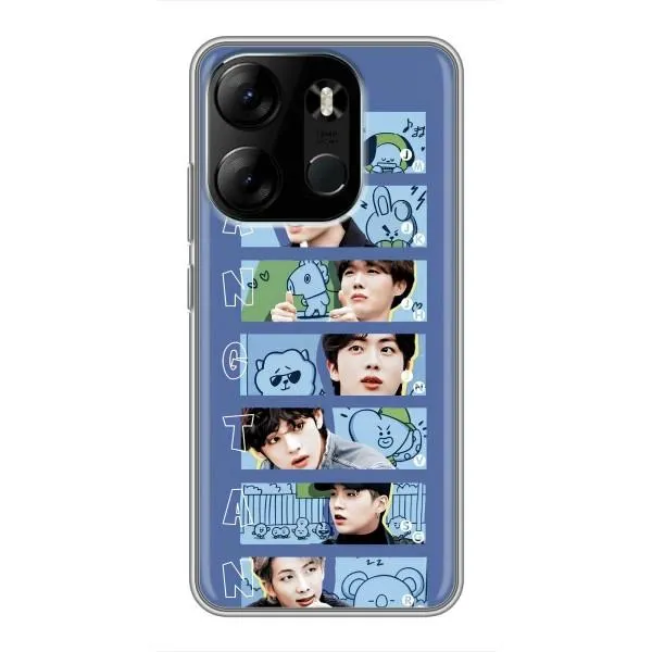 Чехол с принтом «Bangtan» для TECNO Spark Go 2023 (BF7)