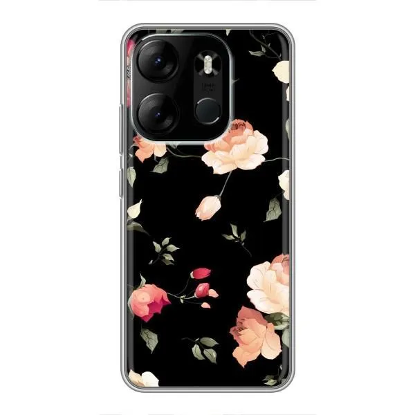 Чехол с принтом «Розочки» для TECNO Spark Go 2023 (BF7) Чехол с принтом «Розочки» для TECNO Spark Go 2023 (BF7)