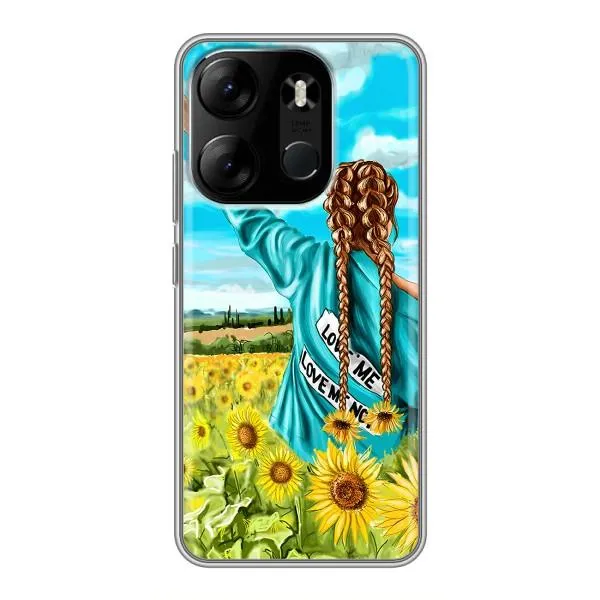 Чехол с принтом «Украиночка» для TECNO Spark Go 2023 (BF7) Чехол с принтом «Украиночка» для TECNO Spark Go 2023 (BF7)