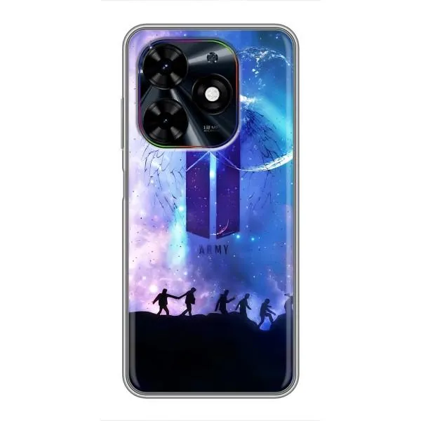 Чехол с принтом «Army BTS» для TECNO Spark Go 2024 (BG6) Чехол с принтом «Army BTS» для TECNO Spark Go 2024 (BG6)
