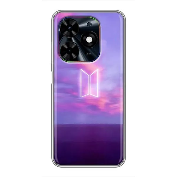 Чехол с принтом «BTS логотип» для TECNO Spark Go 2024 (BG6) Чехол с принтом «BTS логотип» для TECNO Spark Go 2024 (BG6)