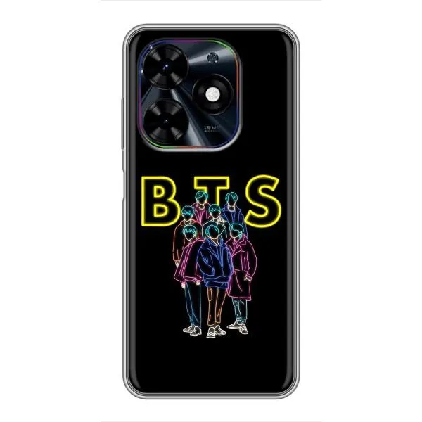 Чехол с принтом «BTS стайл» для TECNO Spark Go 2024 (BG6) Чехол с принтом «BTS стайл» для TECNO Spark Go 2024 (BG6)