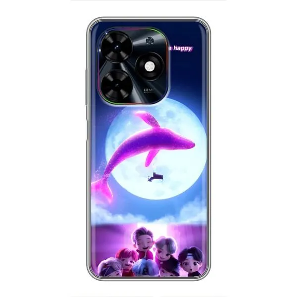 Чехол с принтом «КИТ BTS» для TECNO Spark Go 2024 (BG6) Чехол с принтом «КИТ BTS» для TECNO Spark Go 2024 (BG6)
