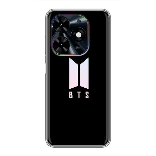 Чехол с принтом «Лого BTS» для TECNO Spark Go 2024 (BG6) Чехол с принтом «Лого BTS» для TECNO Spark Go 2024 (BG6)