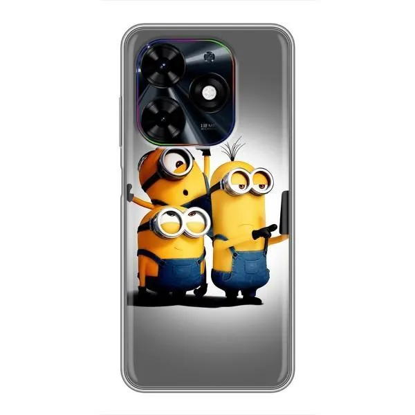 Чехол с принтом «Три миньона» для TECNO Spark Go 2024 (BG6) Чехол с принтом «Три миньона» для TECNO Spark Go 2024 (BG6)