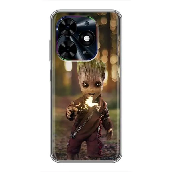 Чехол с принтом «I am Groot» для TECNO Spark Go 2024 (BG6)