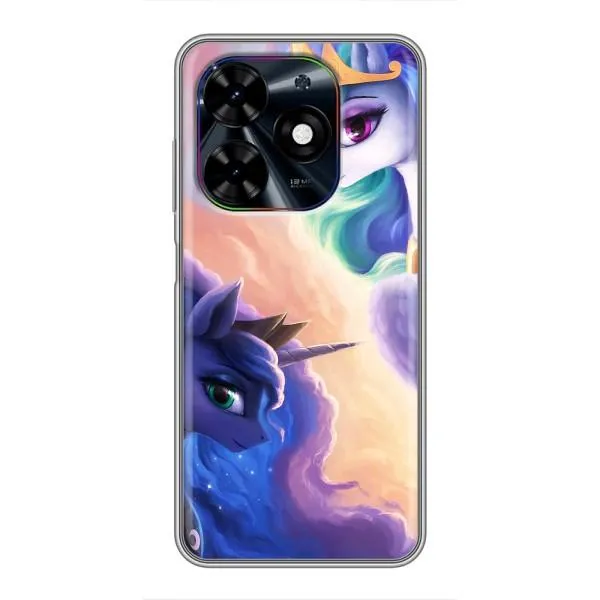 Чехол с принтом «Единорожки» для TECNO Spark Go 2024 (BG6)