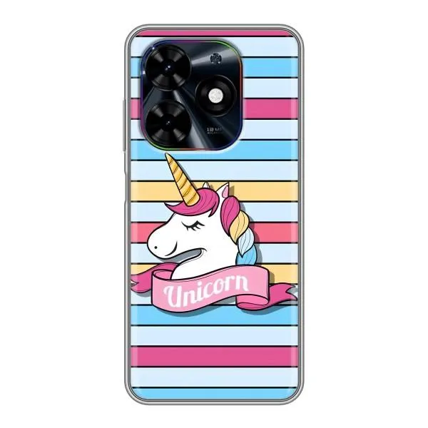Чехол с принтом «Unicorn» для TECNO Spark Go 2024 (BG6)