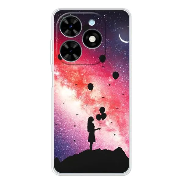 Чехол с принтом «С шариками» для TECNO Spark Go 2025 Чехол с принтом «С шариками» для TECNO Spark Go 2025