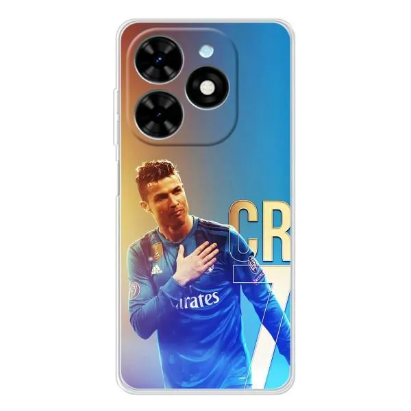 Чехол с принтом «CR7 Real» для TECNO Spark Go 2025 Чехол с принтом «CR7 Real» для TECNO Spark Go 2025
