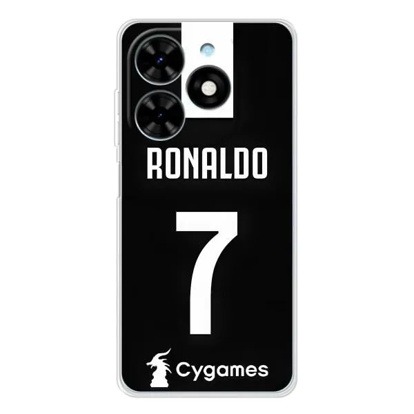 Чехол с принтом «RONALDO 7» для TECNO Spark Go 2025 Чехол с принтом «RONALDO 7» для TECNO Spark Go 2025
