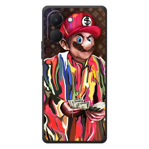 Чехол с принтом «Mario LV» для TECNO Spark Go 3