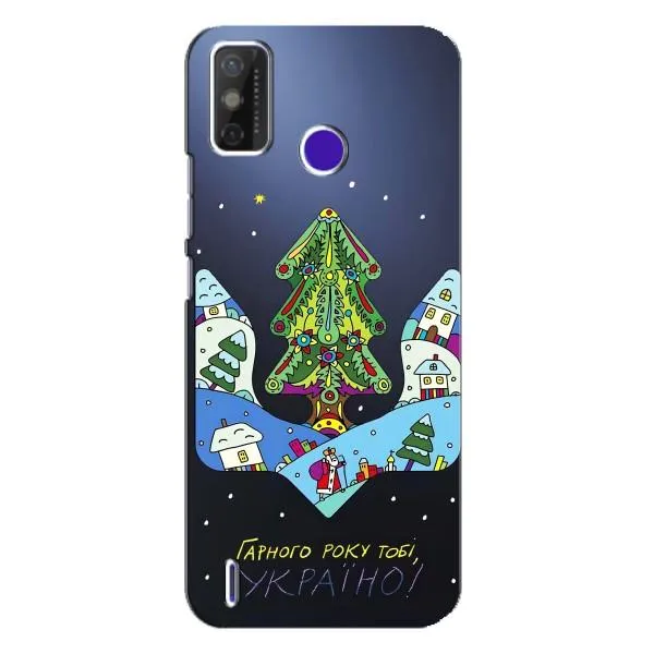Чехол с принтом «Рождественский герб» для TECNO Spark Power 2 (LC8) Чехол с принтом «Рождественский герб» для TECNO Spark Power 2 (LC8)