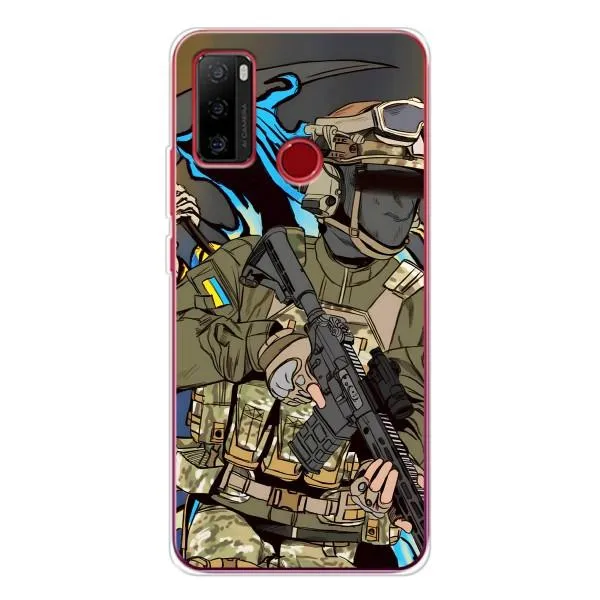 Чехол с принтом «Воин ВСУ» для Ulefone Note 10