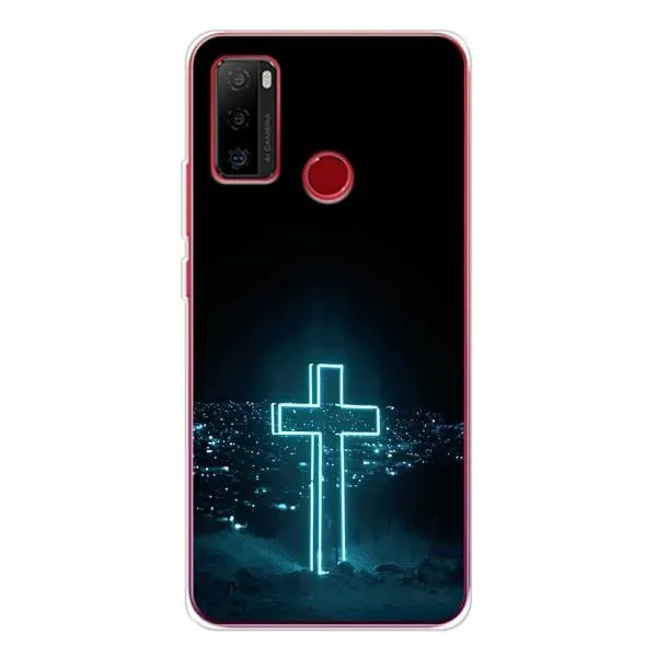 Чехол с принтом «Крест и город» для Ulefone Note 10