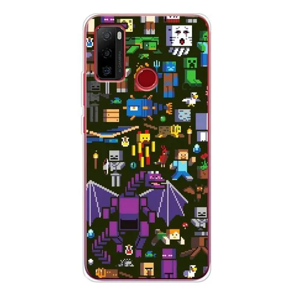 Чехол с принтом «Коллаж Майнкрафт» для Ulefone Note 10 Чехол с принтом «Коллаж Майнкрафт» для Ulefone Note 10