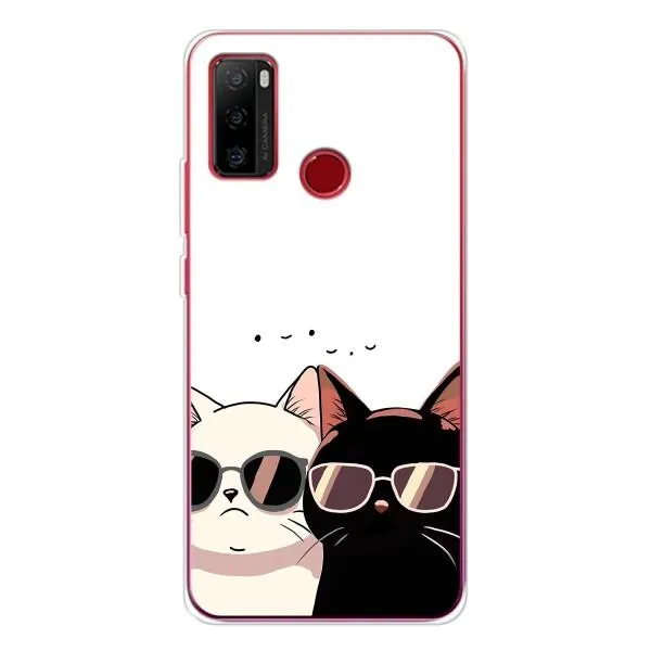 Чехол с принтом «Коты в очках» для Ulefone Note 10 Чехол с принтом «Коты в очках» для Ulefone Note 10