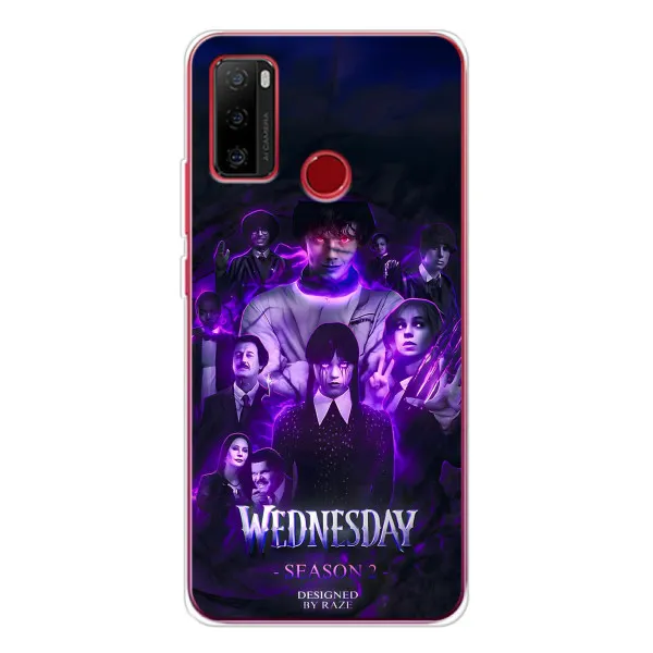 Чехол с принтом «Фиолетовая магия Уэнздей» для Ulefone Note 10 Чехол с принтом «Фиолетовая магия Уэнздей» для Ulefone Note 10