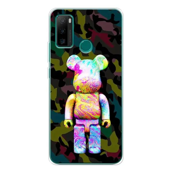 Чехол с принтом «Яркий Bearbrick» для Ulefone Note 10P
