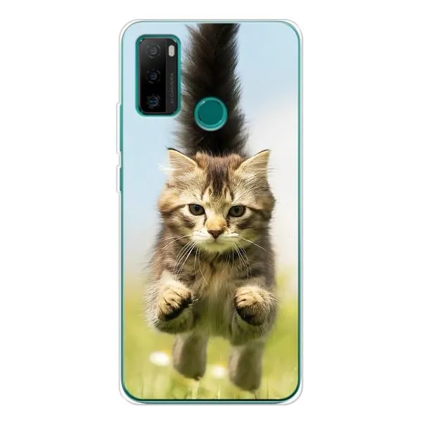 Чехол с принтом «Прыжок кота» для Ulefone Note 10P Чехол с принтом «Прыжок кота» для Ulefone Note 10P