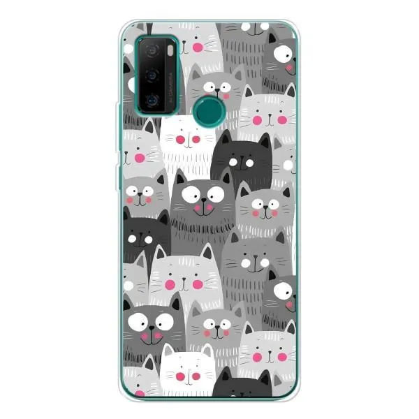 Чехол с принтом «Рисованные котики» для Ulefone Note 10P Чехол с принтом «Рисованные котики» для Ulefone Note 10P
