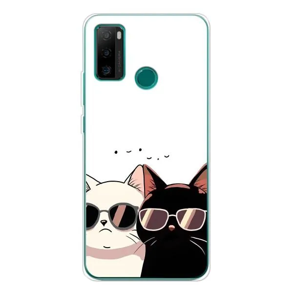 Чехол с принтом «Коты в очках» для Ulefone Note 10P Чехол с принтом «Коты в очках» для Ulefone Note 10P
