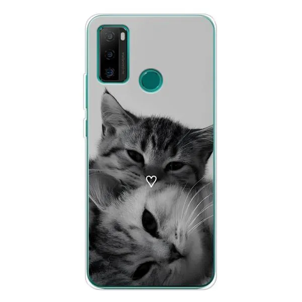 Чехол с принтом «Пара котов» для Ulefone Note 10P Чехол с принтом «Пара котов» для Ulefone Note 10P