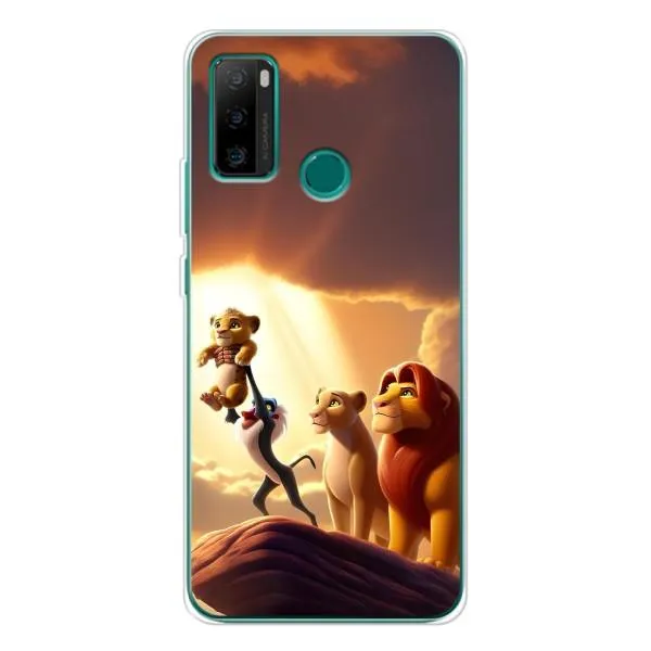 Чехол с принтом «Симба на презентации» для Ulefone Note 10P