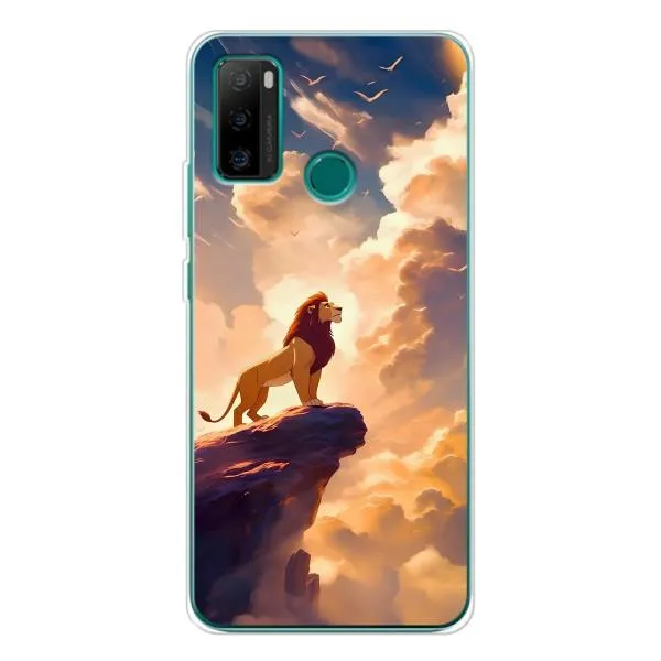 Чехол с принтом «Симба на скале» для Ulefone Note 10P