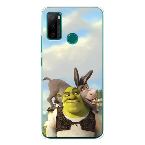 Чехол с принтом «Шрек и Осел» для Ulefone Note 10P