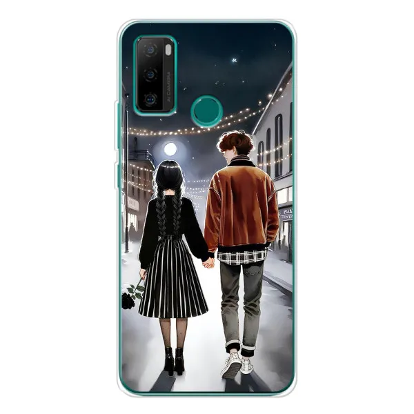 Чехол с принтом «Уэнздей и Тайлер» для Ulefone Note 10P Чехол с принтом «Уэнздей и Тайлер» для Ulefone Note 10P