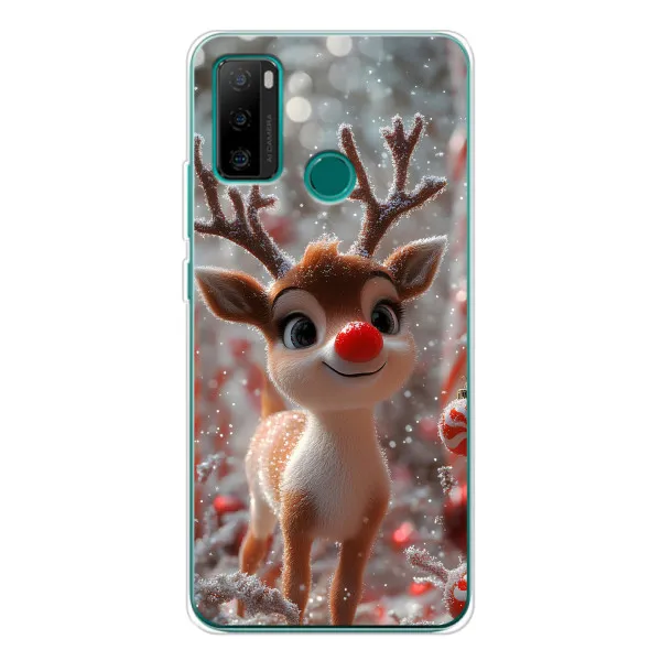 Чехол с принтом «Олень с носом» для Ulefone Note 10P Чехол с принтом «Олень с носом» для Ulefone Note 10P