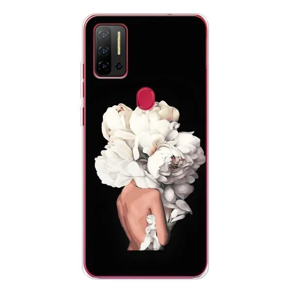 Чехол с принтом «Белые цветы» для Ulefone Note 11P