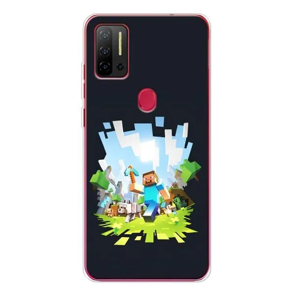 Чехол с принтом «персонажи Minecraft» для Ulefone Note 11P Чехол с принтом «персонажи Minecraft» для Ulefone Note 11P