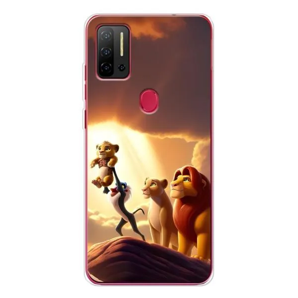 Чехол с принтом «Симба на презентации» для Ulefone Note 11P