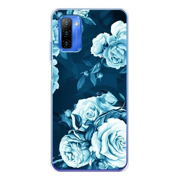 Чехол с принтом «Голубые Бутоны» для Ulefone Note 12