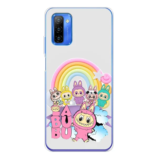 Чехол с принтом «Фон Лабубу» для Ulefone Note 12