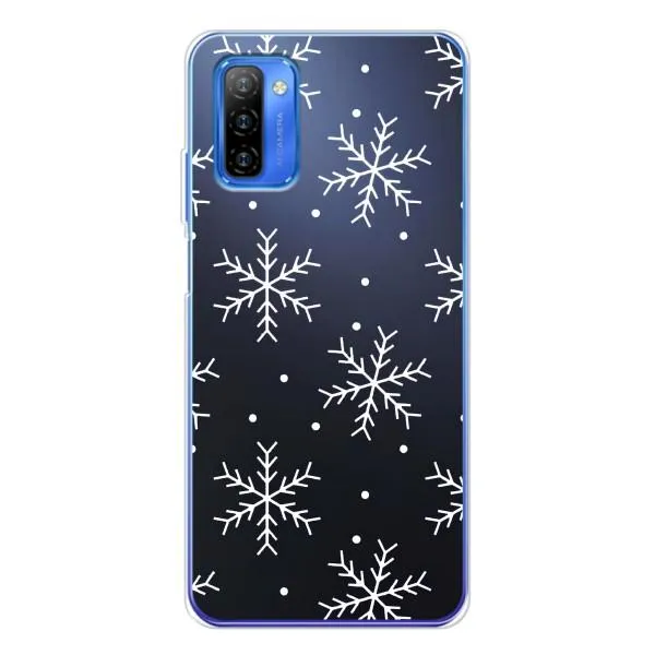 Чохол з принтом «Білі сніжинки» для Ulefone Note 12 Чохол з принтом «Білі сніжинки» для Ulefone Note 12