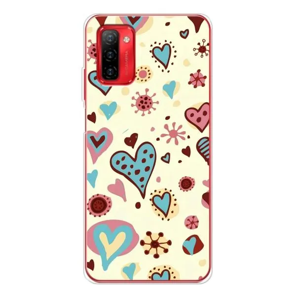Чехол с принтом «Сердечки» для Ulefone Note 12P Чехол с принтом «Сердечки» для Ulefone Note 12P
