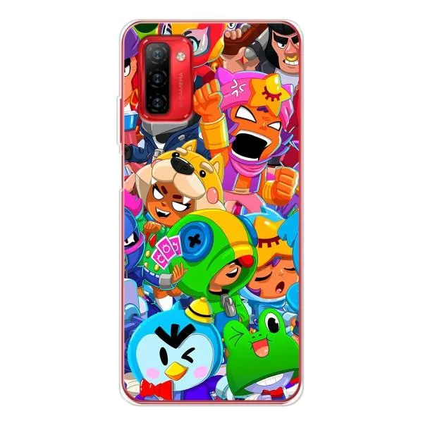 Чехол с принтом «герои Бравл Старс» для Ulefone Note 12P