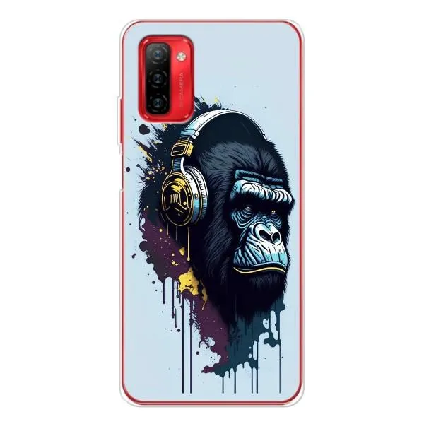 Чехол с принтом «Горилла в наушниках» для Ulefone Note 12P Чехол с принтом «Горилла в наушниках» для Ulefone Note 12P